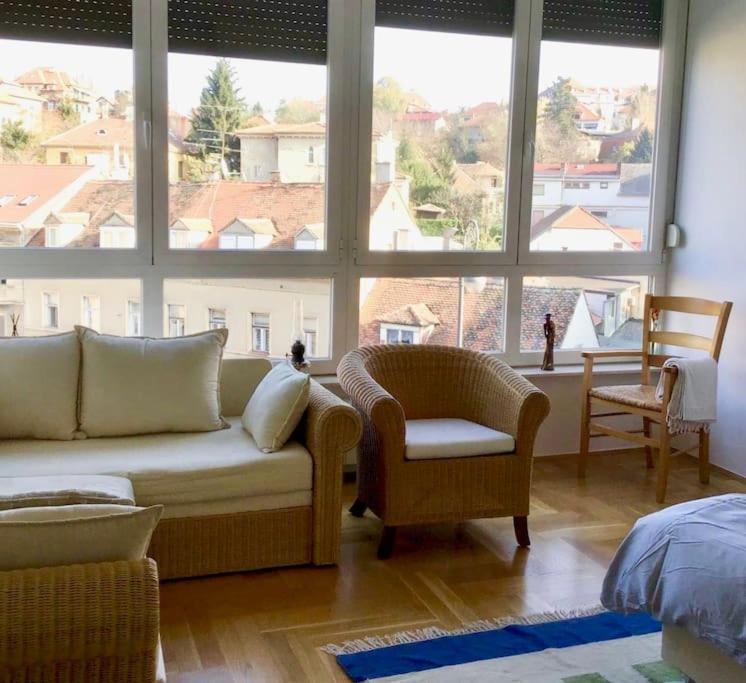 זאגרב Spacious 3Br/2Bt Apartment With A/C In City Center מראה חיצוני תמונה